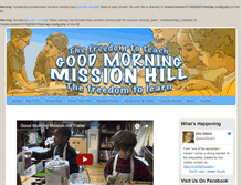 Tablet Screenshot of goodmorningmissionhill.com